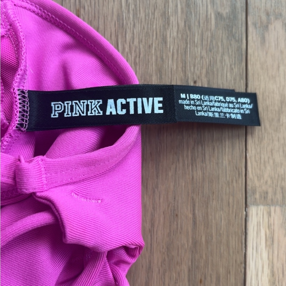 PINK Victoria's Secret Sports Bra - Vibrant Pink - Picture 3 of 3